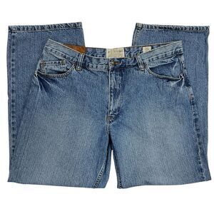 Timberland Men's Size 36x30 Denim Jeans Straight Leg Medium Wash 100% Cotton‎